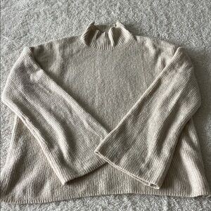 French Connection Cream Knit Pullover